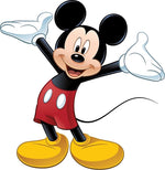 RoomMates® Mickey Mouse Peel and Stick Giant Wall Decal with Augmented Reality, 18" x 40", 9" x 40"