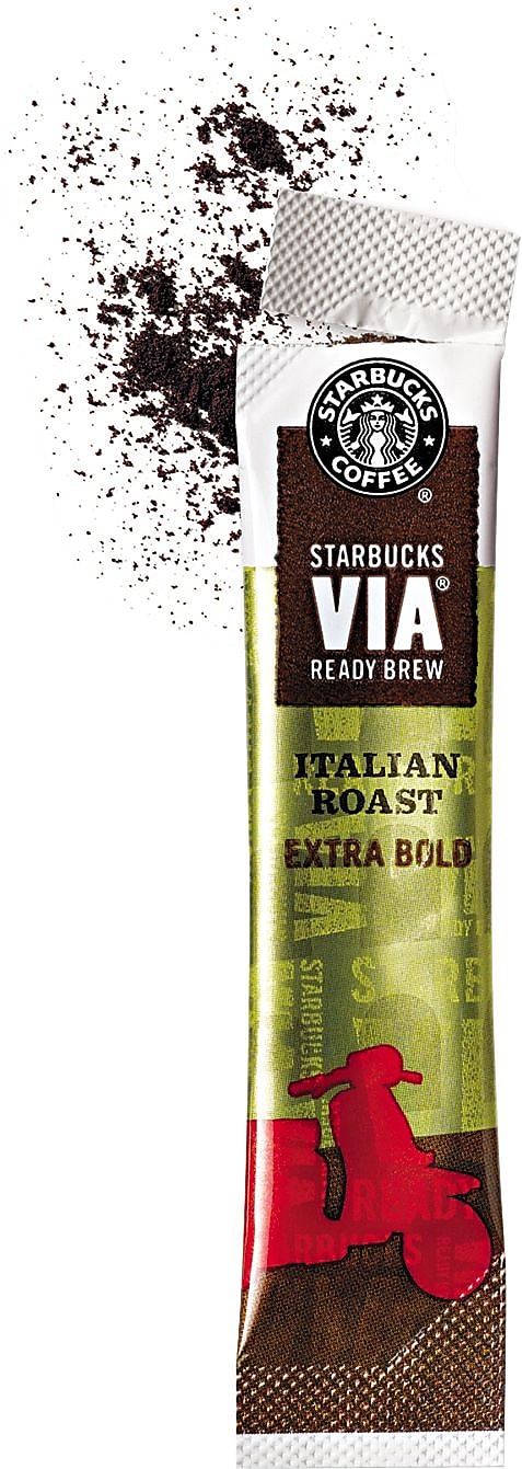 Starbucks® VIA™ Ready Brew Coffee, Italian Roast, 0.12 oz, 8/Box (11009530)