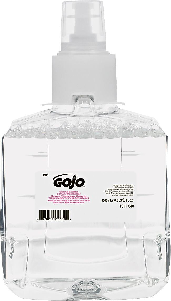 GOJO  Clear & Mild Foaming Hand Soap Refill, 1200mL, Each (1911-02)