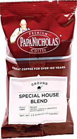 Papa Nicholas Coffee Special House Blend Coffee, Light Roast, 2.5 oz. Packets, 18 Packets/Carton (PCO25185)