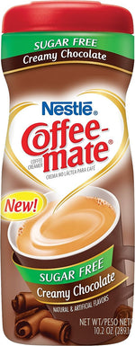 Coffee-mate® Coffee Creamer, Sugar-Free Creamy Chocolate, 10.2 oz Powder Creamer, 1 Canister