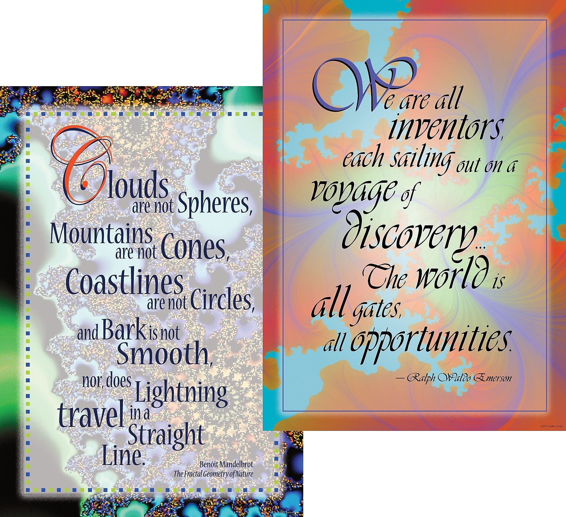 Barker Creek Unlimited Possibilities Poster Duet, 13 3/8" x 19"