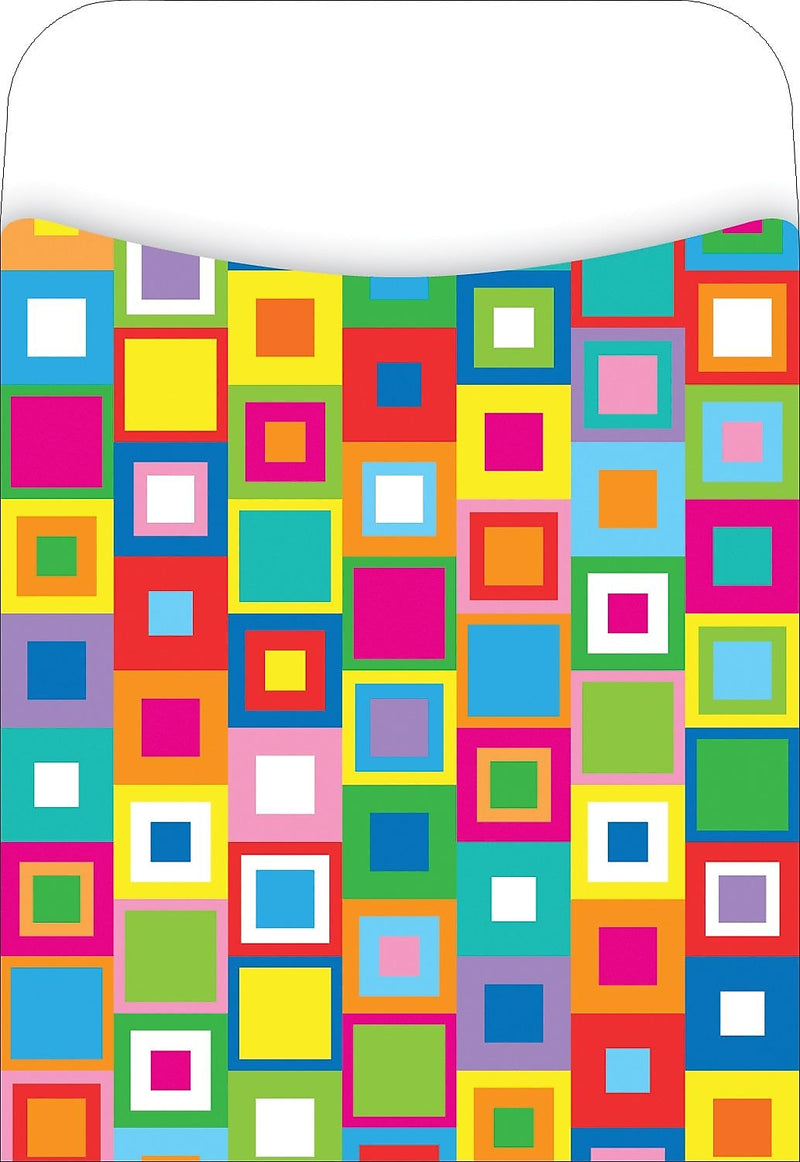 Barker Creek What a Square Library Pockets, 5.125" x 3.5", 30/Pack (LL1223)