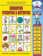 Barker Creek Homophones, Synonyms & Antonyms Grammar Activity Book (LL1600)