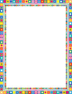 Barker Creek Retro Computer Paper, 8.5" x 11", 60 lbs., Multicolored, 50 Sheets/Pack (LL722)
