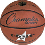 Champion Sports Composite Basketball, Official Size, 30", Brown (CSISB1020)