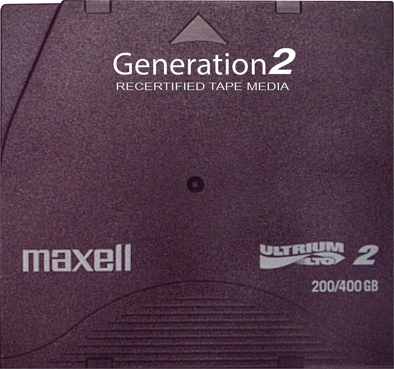 Generation2 LTO-2 Recertified Tape, 200/400GB