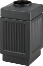 Safco Canmeleon Plastic Trash Can with no Lid, Black, 38 gal. (9475BL)