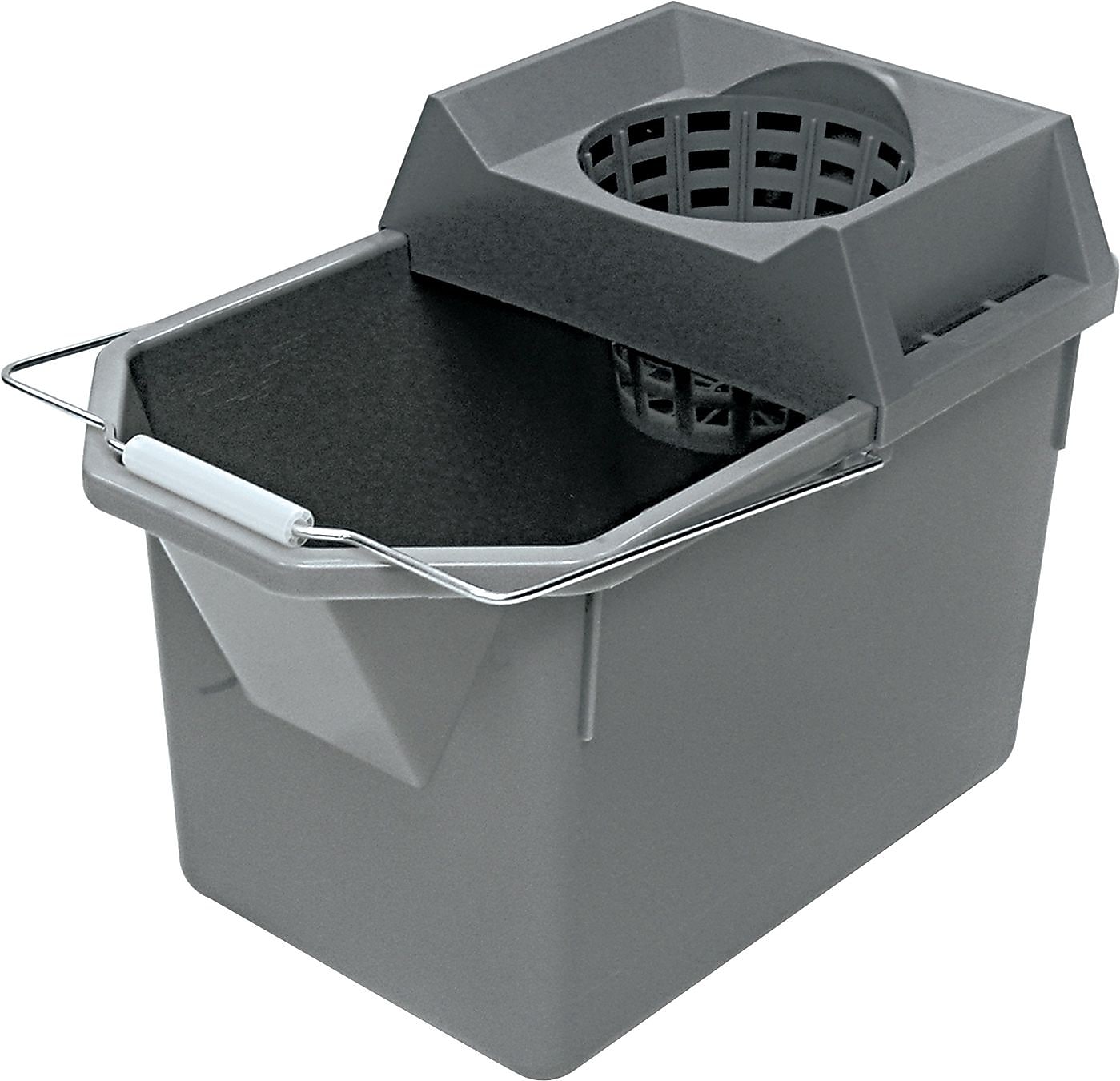 Rubbermaid Pail and Mop Strainer Combination, 15 Quart (RCP 6194 STL)