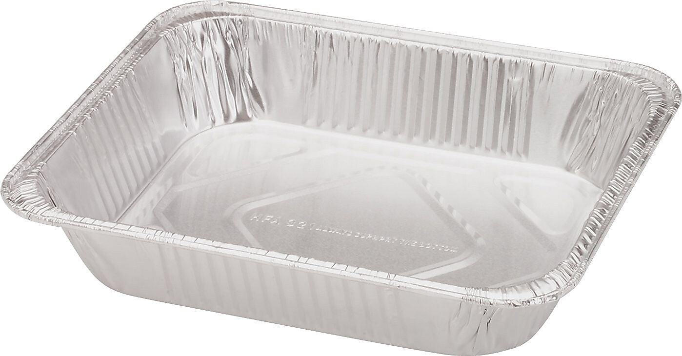 HFA Aluminum Steam Table Pans, Half-Size Deep,100/Carton (HFA32140)