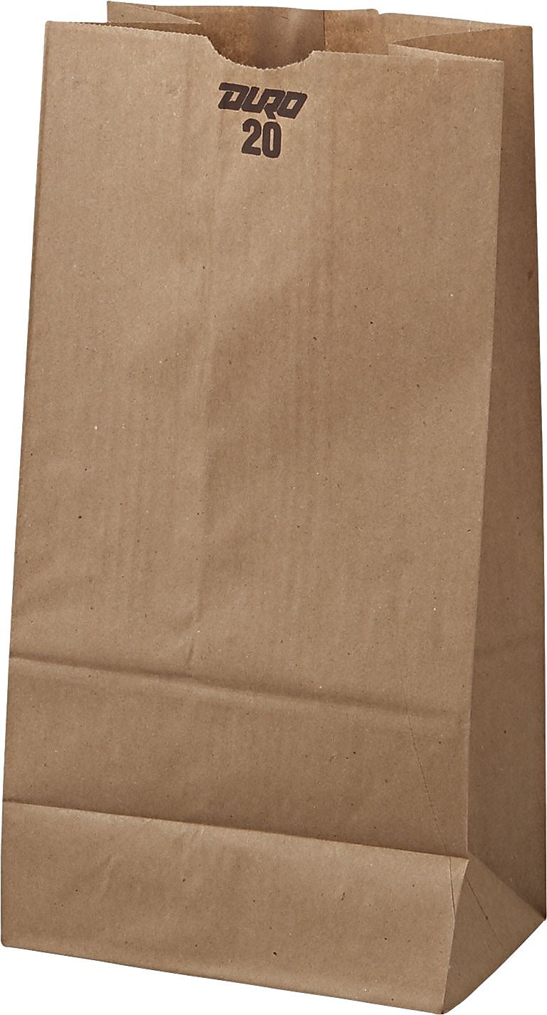 Boardwalk® Kraft Paper Bag, 40 lb., 16 1/8" H x 8 1/4" W x 5 5/16" D