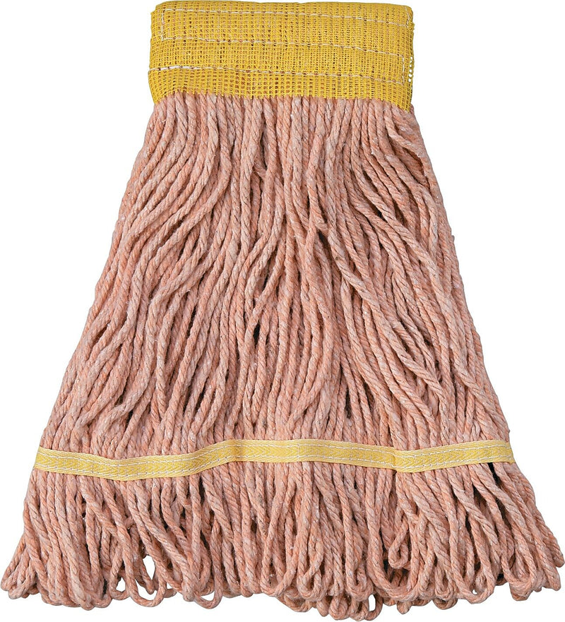 UNISAN® Looped End Small Mop Head, Orange, 12/Case