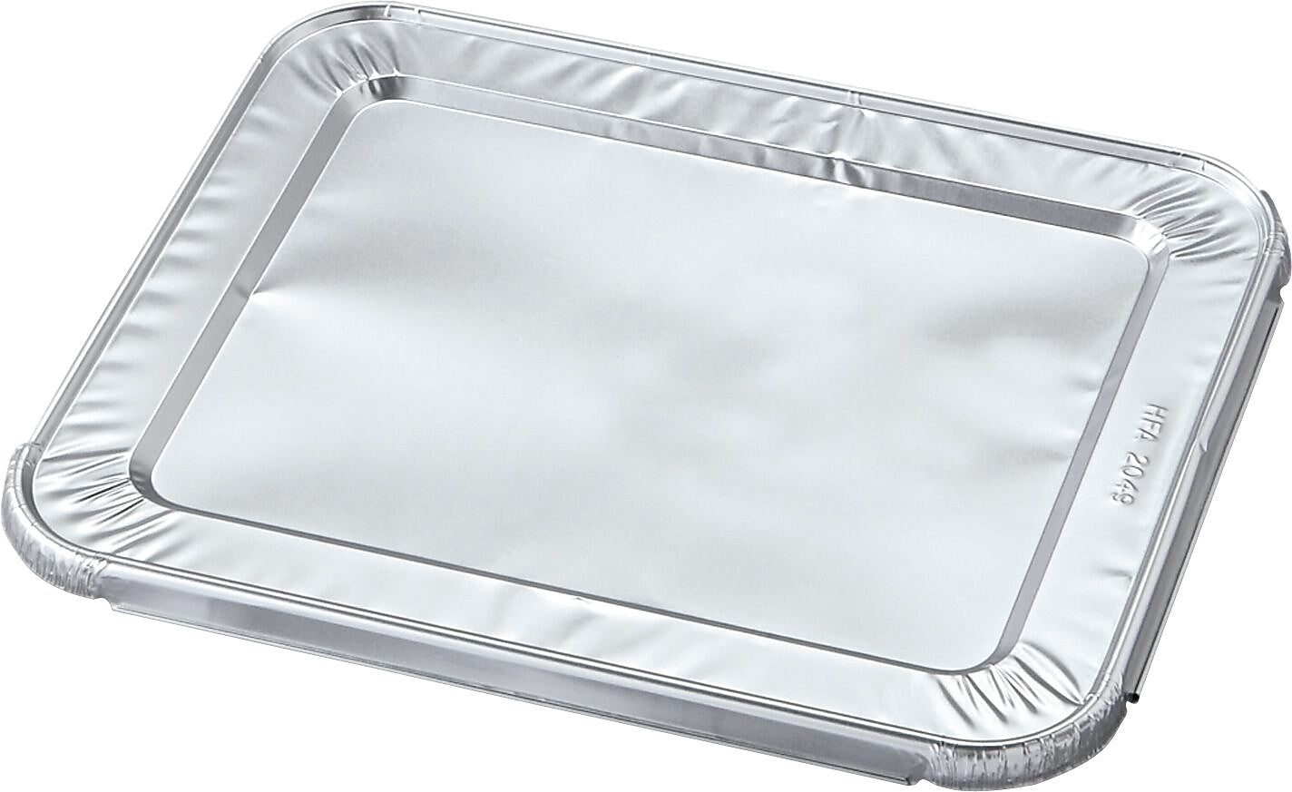 Durable Aluminum Steam Table Pan Lid, 10-7/16" W x 12-1/5" D, 100/Carton (HFA204930)