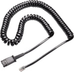 Plantronics U10 Amplifier Cord for Cisco IP Phones, Black (85R38AA)