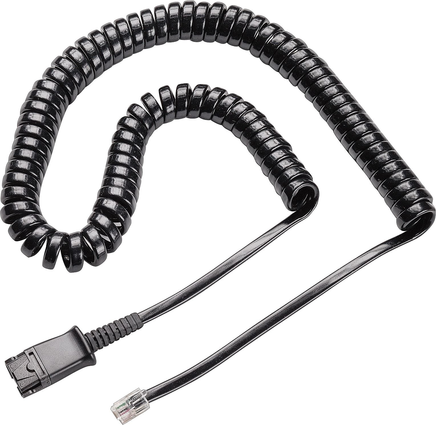 Plantronics U10 Amplifier Cord for Cisco IP Phones, Black (85R38AA)