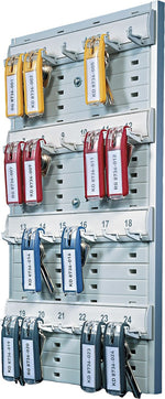 Durable Office Products Key Rack, 14 1/8" H x 8 3/8" W x 1 3/8" D