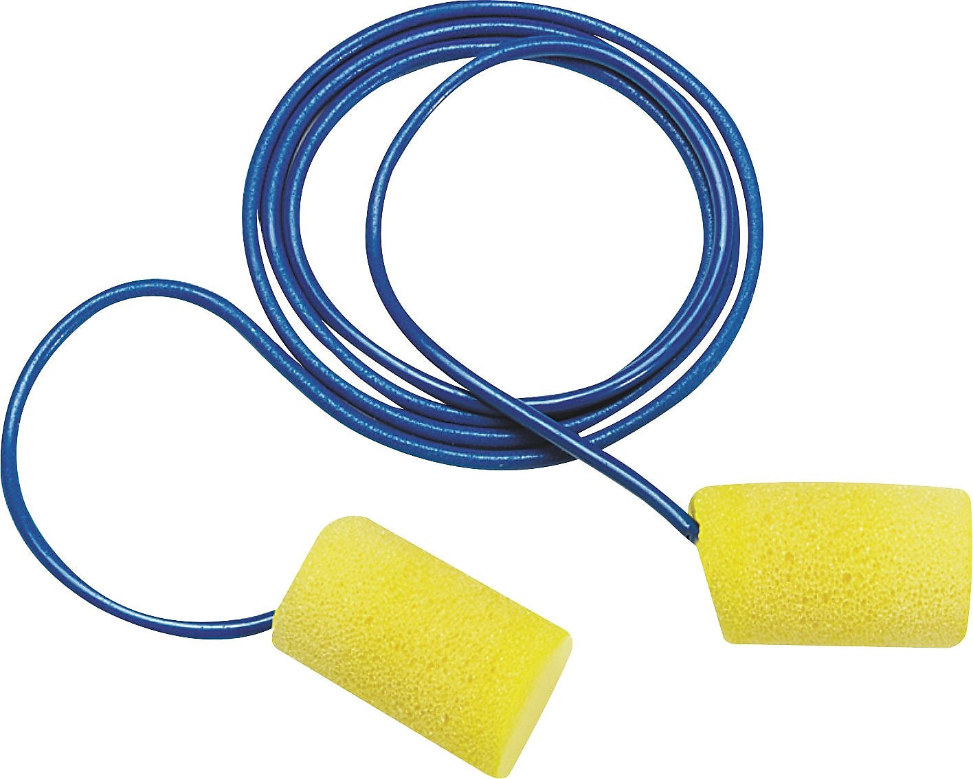 3M™ E-A-R™ Classic™ Metal Detectable Cord Earplug, Yellow, NRR 33 dB