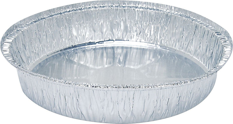 Durable Aluminum Round Container, 9"(Dia), 500/Carton (HFA204630)
