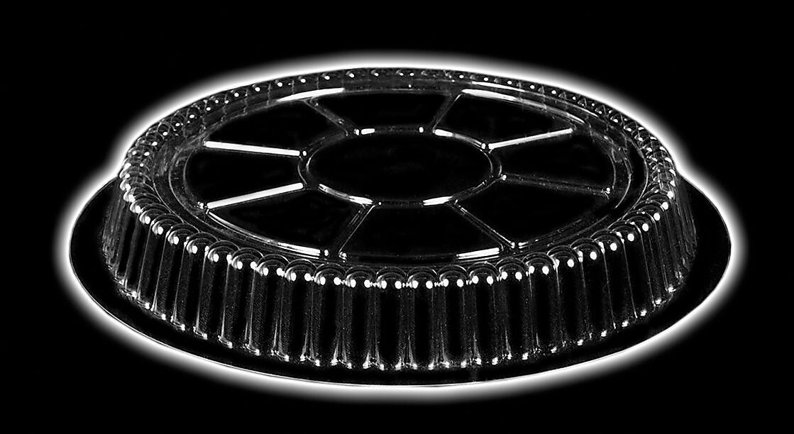 Durable Plastic Dome Lid, 9"(Dia), Clear, 500/Carton (HFA2046DL)