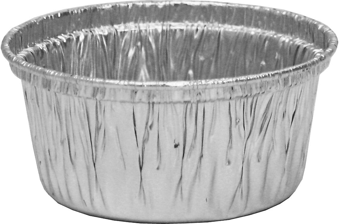 Handi-foil 34130 Aluminum Utility Cup, 4 oz., Silver, 1000/Carton (HFA34130)