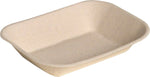 Chinet® JUST Food Tray, Beige, 7"(W) x 9"(D), 250/Pack