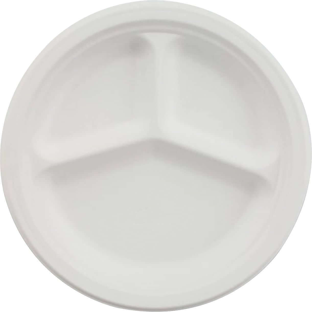 National Industries for the Blind 10 1/2 Paper Plates, White, 500/Ct (7350012636700)