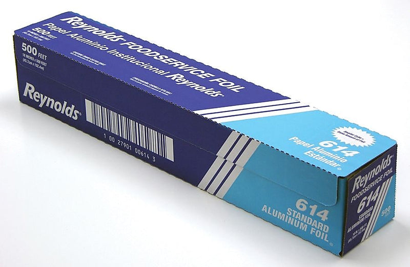 Reynolds Wrap® 614 Standard Aluminum Foil, 18"(W) x 500'(L), Silver