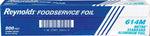 Reynolds Wrap® 614 Metro Aluminum Foil, 18"(W) x 500'(L), Silver