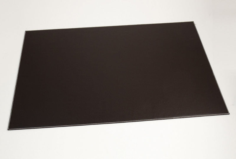 Bey-Berk Faux leather Desk Pad, 18" x 28", Coco Brown (D1213)