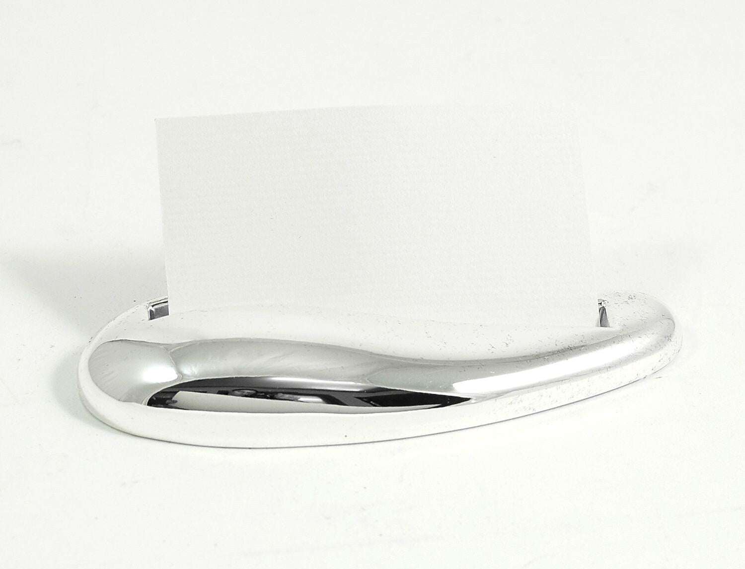 Bey-Berk Business Card Holder, Silver Plated (D594)