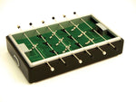 Bey-Berk Desktop Foosball Game Set, Silver/Black/Green (G538)