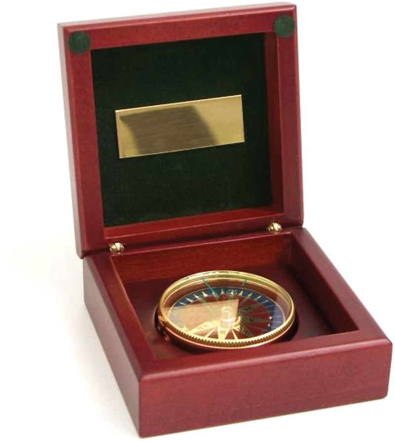 Bey-Berk SQ545T Wood Box Compass