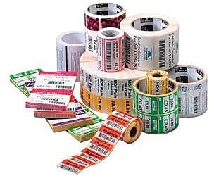 Zebra Label Paper 4 x 6in Direct Thermal Zebra Z-Perform 2000D 1 in core