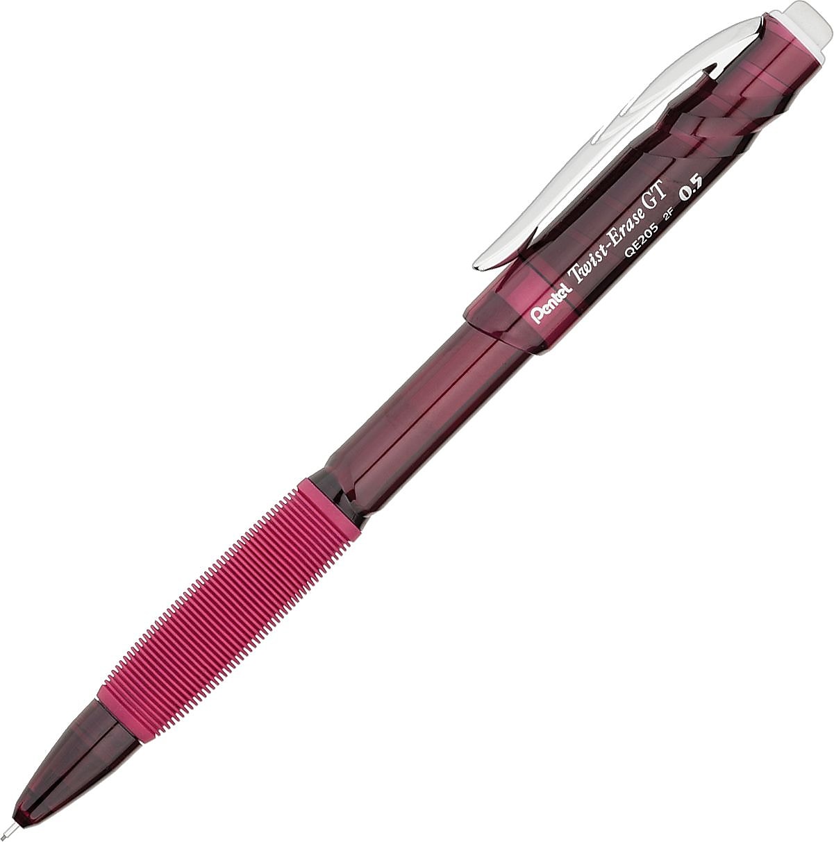 Twist-Erase GT Pencils, 0.5 mm, Red (QE205B)