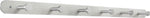 Safco Nail Head Coat Hook, 6 Hook, Satin Aluminum, Each  (4202)