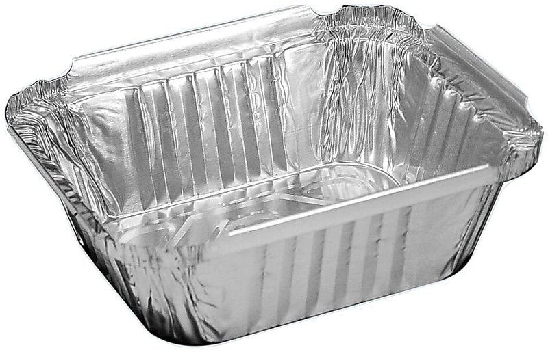 Durable Aluminum Oblong Pan, 1-11/16"H x 5-1/8"W x 7-1/16"D, 500/Carton (HFA206030)