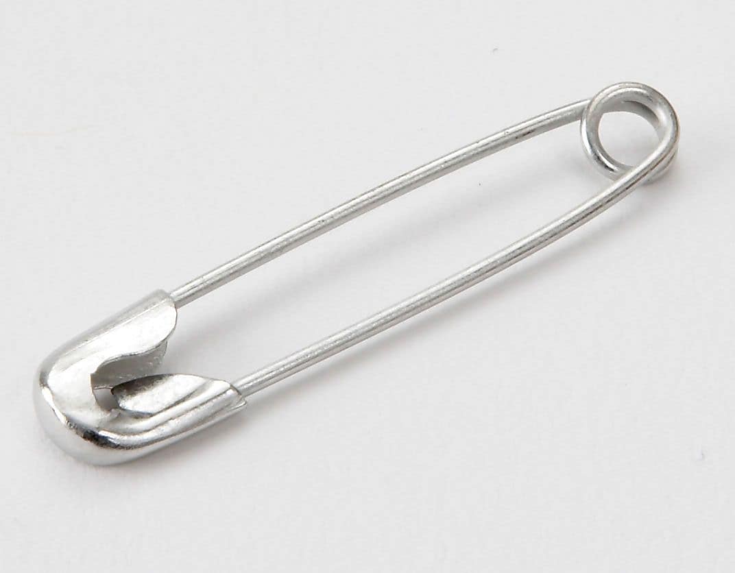 Medline Safety Pins, Size 1, 1", 1440/Box (MDT223015)