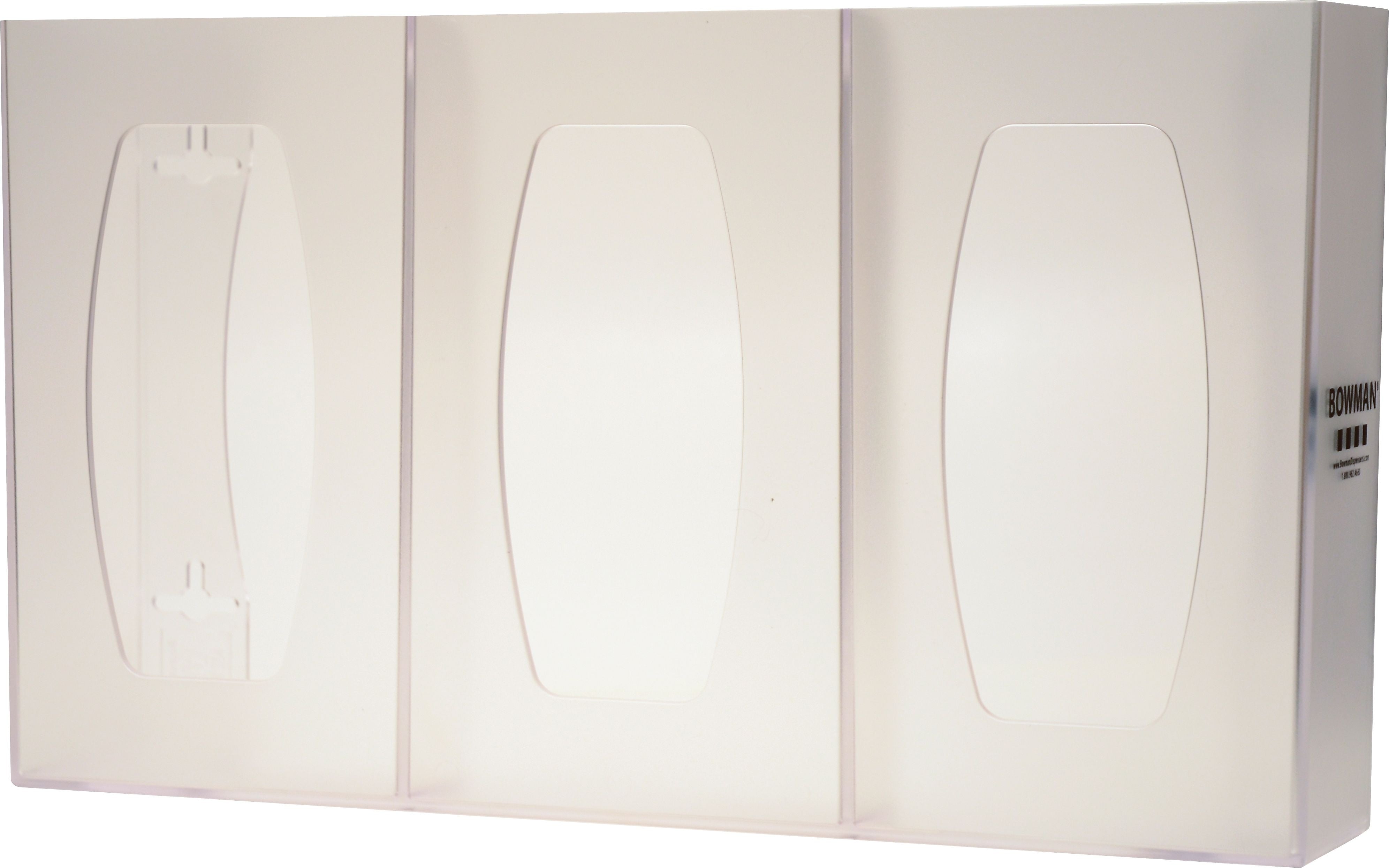Bowman® Glove Box Dispenser - Triple with Dividers