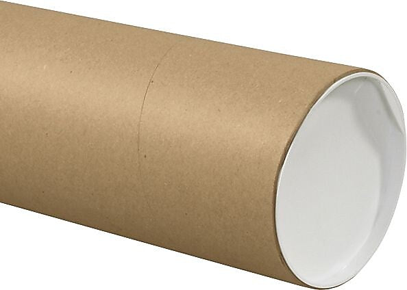 Jumbo Mailing Tubes, Kraft, 6" x 48", 10/Bundle (HD6048K)