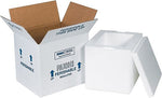 8" x 6" x 7" Insulated Shipper Box, White (207C)