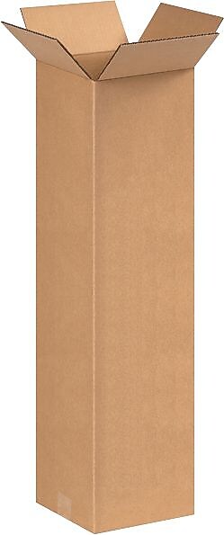 9" x 9" x 30" Heavy Duty Shipping Boxes, Brown, 25/Bundle (9930)