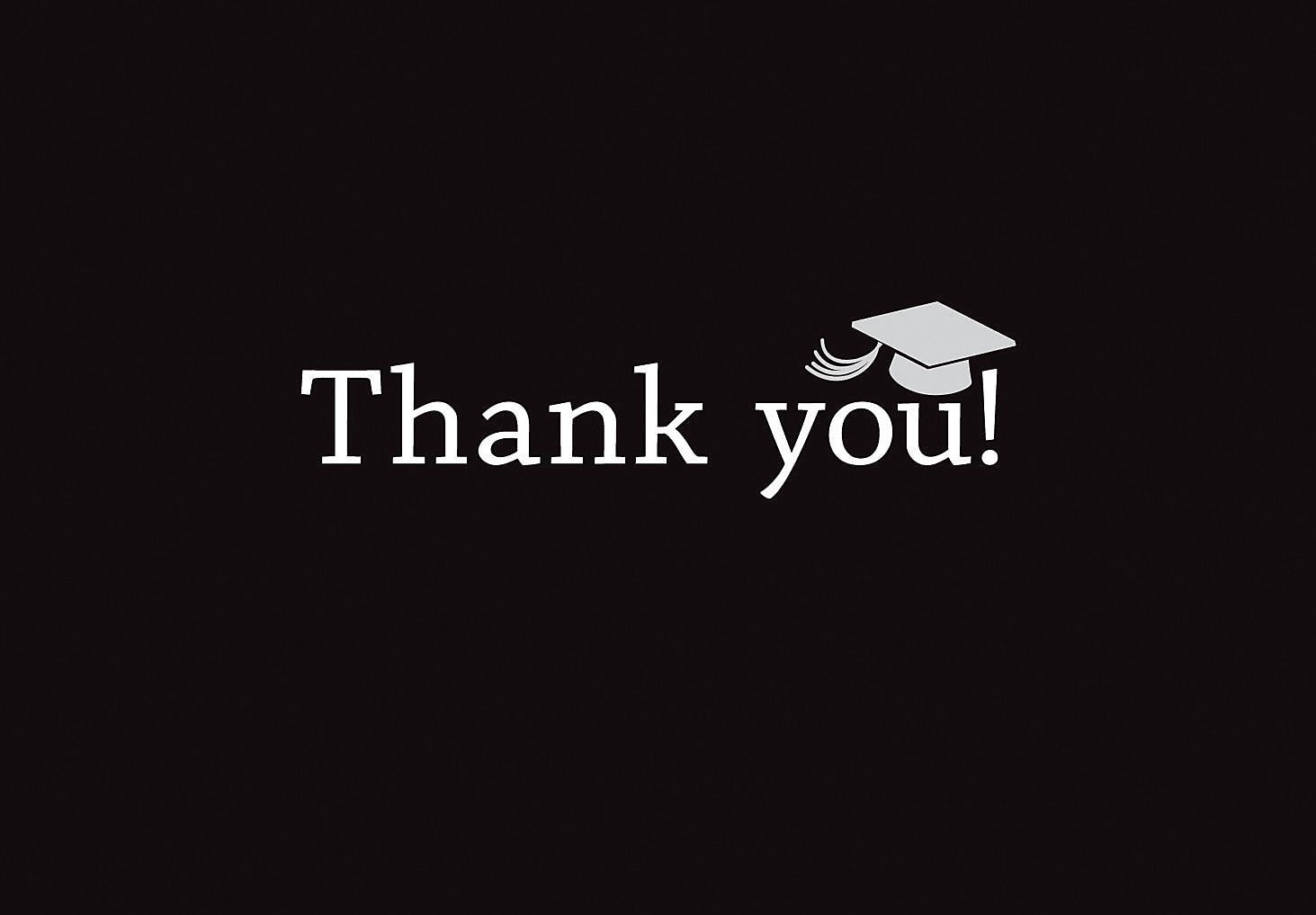 Great Papers! Classic Grad Thank You Note Cards, 50/Pack