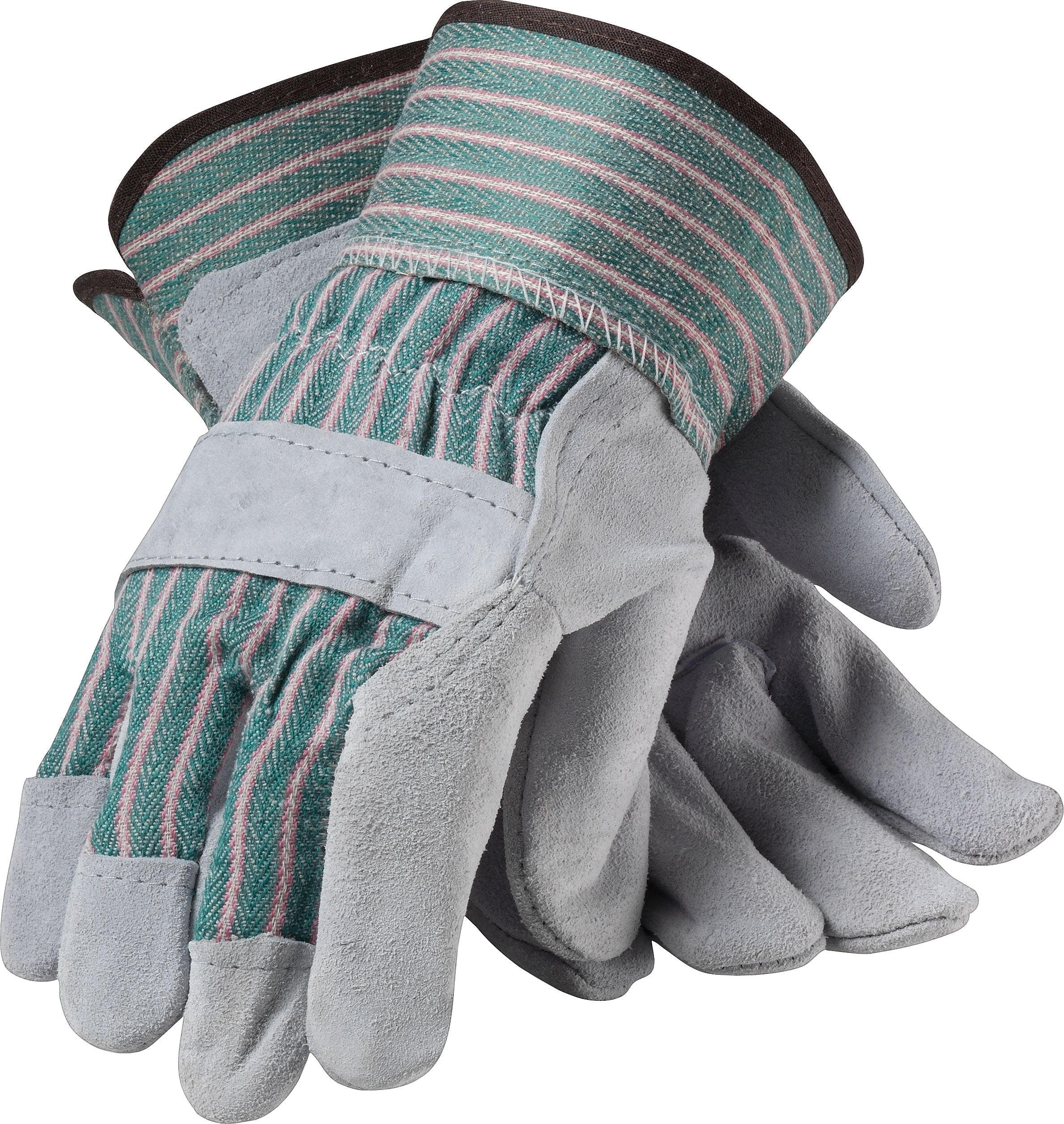 PIP Leather Work Gloves, Split Leather With Safety Cuffs, Small, 12/Pr (83-6563/S)