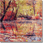 Trademark Global Beata Czyzowska Young "Monet's Garden" Canvas Art, 35" x 35"
