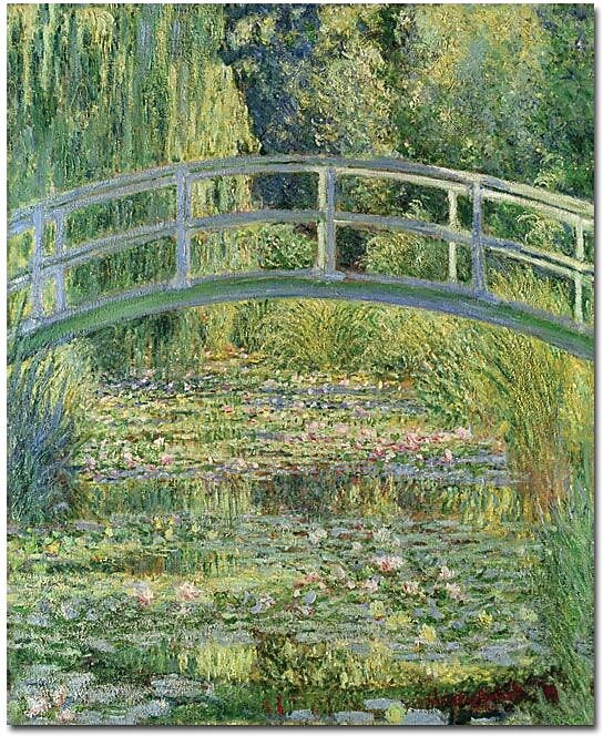 Trademark Global Claude Monet "The Waterylily Pond Pink Harmony 1899" Canvas Art, 35" x 47"