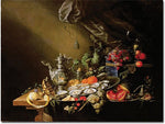 Trademark Global Cornelis De Heem "Banquet Still Life" Canvas Art, 18" x 24"