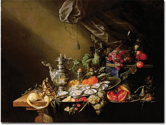 Trademark Global Cornelis De Heem "Banquet Still Life" Canvas Art, 18" x 24"