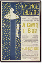 Trademark Global Aubrey Beardsley "A Comedy of Sighs" Canvas Art, 24" x 16"