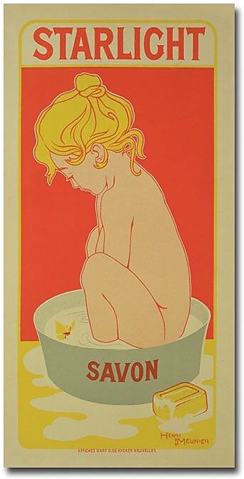 Trademark Global "Starlight Soap 1899" Canvas Art, 47" x 24"