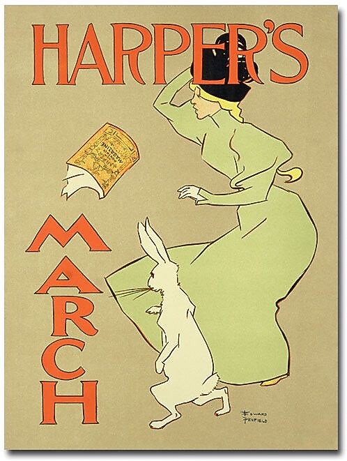 Trademark Global "Harper"s Mazazine March Edition, 1984" Canvas Art, 24" x 18"